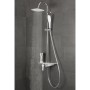 SCHÜTTE Shower with single lever mixer and WATERWAY tray Chrome-White by SCHÜTTE, shower heads - Ref: Foro24-435032, Price: 1...