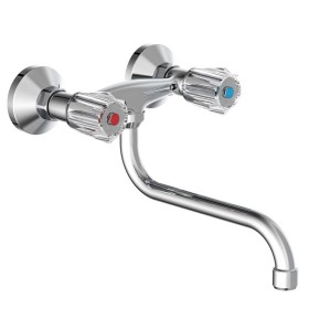 SCHÜTTE BRILLANT chrome dual-handle basin mixer tap by SCHÜTTE, Faucets - Ref: Foro24-435070, Price: 56,36 €, Discount: %