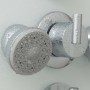 SCHÜTTE Glass shower panel and thermostatic mixer LANZAROTE white by SCHÜTTE, shower heads - Ref: Foro24-435034, Price: 460,3...