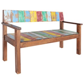 Recycled solid wood bench 115 cm by vidaXL, Benches for halls and storage - Ref: Foro24-326182, Price: 204,99 €, Discount: %