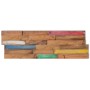 Wall cladding panels 10 units solid teak wood 1.03 m² by vidaXL, Wall covering - Ref: Foro24-326169, Price: 70,16 €, Discount: %