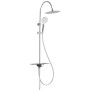 SCHÜTTE Overhead shower set with side tray AQUASTAR chrome-anthracite by SCHÜTTE, shower heads - Ref: Foro24-435031, Price: 1...