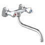 SCHÜTTE two-handle wall-mounted sink mixer chrome by SCHÜTTE, Faucets - Ref: Foro24-435071, Price: 54,99 €, Discount: %