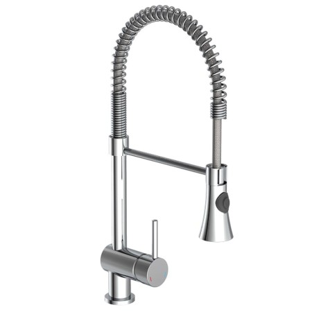 SCHÜTTE Mixer tap with round spout CORNWALL low pressure chrome by SCHÜTTE, Faucets - Ref: Foro24-435080, Price: 116,20 €, Di...