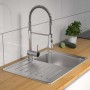 SCHÜTTE Mixer tap with round spout CORNWALL low pressure chrome by SCHÜTTE, Faucets - Ref: Foro24-435080, Price: 116,99 €, Di...