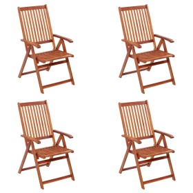 Folding garden chairs 4 units solid acacia wood by vidaXL, Garden chairs - Ref: Foro24-3065515, Price: 283,87 €, Discount: %