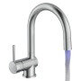 SCHÜTTE Grifo mezclador de lavabo con LED STELLA cromado de SCHÜTTE, Grifos - Ref: Foro24-435067, Precio: 92,67 €, Descuento: %