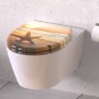 SCHÜTTE Asiento de WC duroplast con cierre suave estampado SEA STAR de SCHÜTTE, Asientos de inodoros y bidés - Ref: Foro24-43...