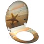 SCHÜTTE Duroplast toilet seat with soft close SEA STAR print by SCHÜTTE, Toilet and bidet seats - Ref: Foro24-435106, Price: ...