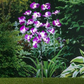 HI LED solar garden lamp orchid shape 75 cm by HI, Outdoor lighting - Ref: Foro24-435255, Price: 17,99 €, Discount: %