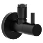 SCHÜTTE Angle valve MS with rosette 10 mmQ black by SCHÜTTE, plumbing valves - Ref: Foro24-435122, Price: 27,38 €, Discount: %