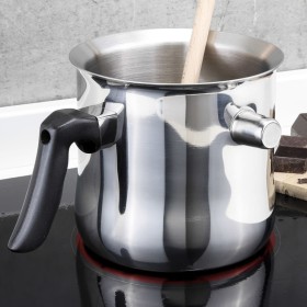 HI Double-walled stainless steel milk saucepan 1.2 L by HI, Pans for bain-marie - Ref: Foro24-435277, Price: 21,03 €, Discoun...