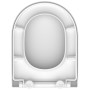 SCHÜTTE WHITE D-shaped duroplast toilet seat by SCHÜTTE, Toilet and bidet seats - Ref: Foro24-435098, Price: 53,87 €, Discoun...