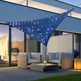 HI Solar-Markise mit 100 blauen LEDs 3x3x3 m von HI, Sonnenschirme - Ref: Foro24-435326, Preis: 62,69 €, Rabatt: %