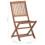 Folding garden chairs 6 pcs solid acacia wood by vidaXL, Garden chairs - Ref: Foro24-3065522, Price: 265,26 €, Discount: %