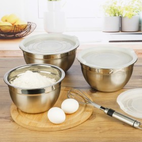 HI Silver bowl set by HI, Bowls - Ref: Foro24-435279, Price: 26,99 €, Discount: %