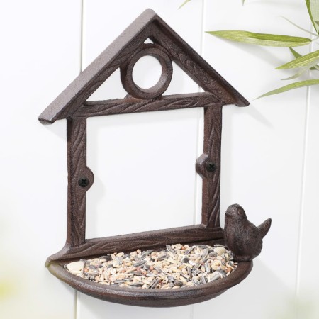 HI Comedero para pájaros colgante con forma de casa marrón 18 cm de HI, Comederos para pájaros - Ref: Foro24-435240, Precio: ...