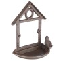 HI Braunes hängendes Vogelhäuschen in Hausform, 18 cm von HI, Vogel Fütterer - Ref: Foro24-435240, Preis: 20,99 €, Rabatt: %