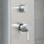 SCHÜTTE Shower panel with single-lever mixer TAHITI stainless steel by SCHÜTTE, shower heads - Ref: Foro24-435038, Price: 314...