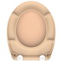 SCHÜTTE WC-Sitz Absenkautomatik Schnellverschluss BEIGE Duroplast von SCHÜTTE, Toiletten- und Bidetsitze - Ref: Foro24-435097...