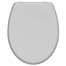 SCHÜTTE Toilet seat soft close quick release GRAY duroplast by SCHÜTTE, Toilet and bidet seats - Ref: Foro24-435095, Price: 4...