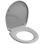 SCHÜTTE Toilet seat soft close quick release GRAY duroplast by SCHÜTTE, Toilet and bidet seats - Ref: Foro24-435095, Price: 4...