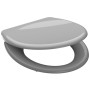 SCHÜTTE Toilet seat soft close quick release GRAY duroplast by SCHÜTTE, Toilet and bidet seats - Ref: Foro24-435095, Price: 4...