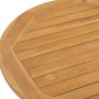 Mesa de comedor de jardín madera maciza de teca Ø90x75 cm de vidaXL, Mesas de jardín - Ref: Foro24-316168, Precio: 176,37 €, ...