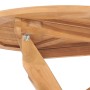 Mesa de comedor de jardín madera maciza de teca Ø90x75 cm de vidaXL, Mesas de jardín - Ref: Foro24-316168, Precio: 176,37 €, ...