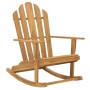 Adirondack-Schaukelstuhl aus massivem Teakholz von vidaXL, Gartenstühle - Ref: Foro24-316167, Preis: 188,48 €, Rabatt: %