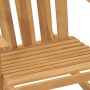 Adirondack-Schaukelstuhl aus massivem Teakholz von vidaXL, Gartenstühle - Ref: Foro24-316167, Preis: 188,48 €, Rabatt: %