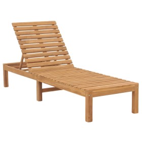 Sonnenliege aus massivem Teakholz von vidaXL, Liegen - Ref: Foro24-316171, Preis: 274,55 €, Rabatt: %