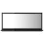 Glossy black plywood bathroom mirror 80x10.5x37 cm by vidaXL, bathroom vanities - Ref: Foro24-804578, Price: 30,99 €, Discoun...