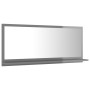 Bathroom mirror in glossy gray plywood 90x10.5x37 cm by vidaXL, bathroom vanities - Ref: Foro24-804588, Price: 30,99 €, Disco...