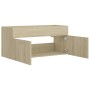 Oak plywood sink cabinet 100x38.5x46 cm by vidaXL, Bathroom furniture - Ref: Foro24-804677, Price: 47,00 €, Discount: %