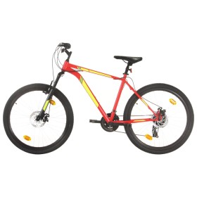 Bicicleta de montaña 21 velocidad 27,5 pulgadas rueda 42cm rojo de vidaXL, Bicicletas - Ref: Foro24-3067217, Precio: 246,32 €...