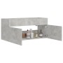 Armario para lavabo contrachapada gris hormigón 100x38,5x46 cm de vidaXL, Muebles de baño - Ref: Foro24-804678, Precio: 44,65...