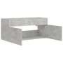 Armario para lavabo contrachapada gris hormigón 100x38,5x46 cm de vidaXL, Muebles de baño - Ref: Foro24-804678, Precio: 44,65...