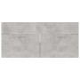 Armario para lavabo contrachapada gris hormigón 100x38,5x46 cm de vidaXL, Muebles de baño - Ref: Foro24-804678, Precio: 44,65...