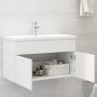 White plywood sink cabinet 80x38.5x46 cm by vidaXL, Bathroom furniture - Ref: Foro24-804656, Price: 44,84 €, Discount: %