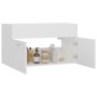 Armario para lavabo madera contrachapada blanco 80x38,5x46 cm de vidaXL, Muebles de baño - Ref: Foro24-804656, Precio: 44,94 ...