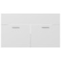 White plywood sink cabinet 80x38.5x46 cm by vidaXL, Bathroom furniture - Ref: Foro24-804656, Price: 44,84 €, Discount: %