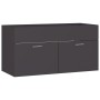 Gray plywood sink cabinet 90x38.5x46 cm by vidaXL, Bathroom furniture - Ref: Foro24-804667, Price: 45,40 €, Discount: %