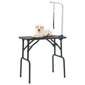 Mesa de aseo para perros ajustable con 1 lazo de vidaXL, Productos de higiene para mascotas - Ref: Foro24-171066, Precio: 96,...