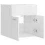 Glossy white plywood sink cabinet 41x38.5x46 cm by vidaXL, Bathroom furniture - Ref: Foro24-804644, Price: 26,41 €, Discount: %