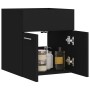 Black plywood bathroom cabinet 41x38.5x46 cm by vidaXL, Bathroom furniture - Ref: Foro24-804639, Price: 24,65 €, Discount: %