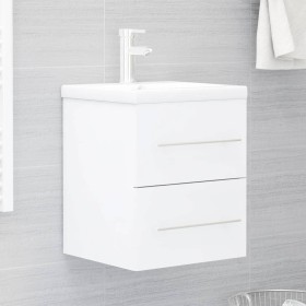 Armario para lavabo madera contrachapada blanco 41x38,5x48 cm de vidaXL, Muebles de baño - Ref: Foro24-804683, Precio: 43,32 ...