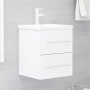 Armario para lavabo madera contrachapada blanco 41x38,5x48 cm de vidaXL, Muebles de baño - Ref: Foro24-804683, Precio: 42,73 ...