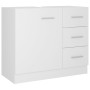 Waschbeckenschrank aus weißem Sperrholz, 63 x 30 x 54 cm von vidaXL, Badezimmermöbel - Ref: Foro24-804184, Preis: 67,02 €, Ra...