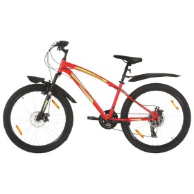 Bicicleta de montaña 21 velocidades 26 inch rueda 36 cm rojo de vidaXL, Bicicletas - Ref: Foro24-3067222, Precio: 242,65 €, D...